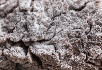 Single Serving of Molten Chocolate Cake Baked in Glass Jar
