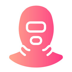 balaclava gradient icon