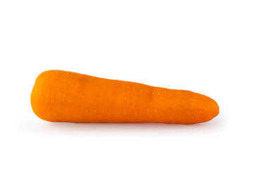 carrot isolated on white background, clipping path, full depth of field