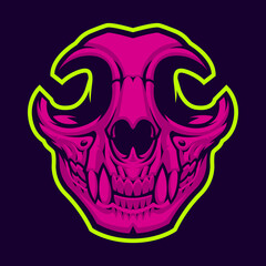 Cat Skull Vector