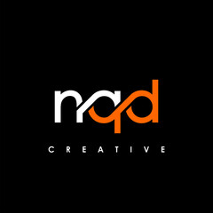 NQD Letter Initial Logo Design Template Vector Illustration