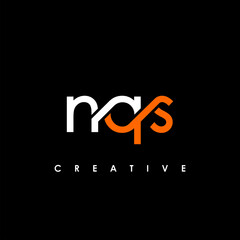 NQS Letter Initial Logo Design Template Vector Illustration