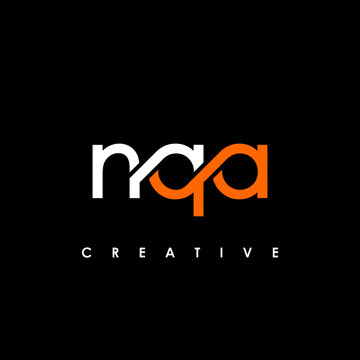 NQA Letter Initial Logo Design Template Vector Illustration