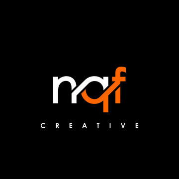 NQF Letter Initial Logo Design Template Vector Illustration