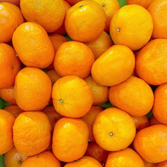 oranges in a market