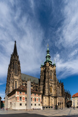 Fototapeta na wymiar view of the castle in Prague