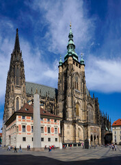 Naklejka premium view of the castle in Prague