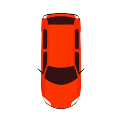 Icon vehicle illustration car transport vector top view auto automobile for transportation, car flat icon. City car