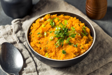 Homemade Thanksgiving Mashed Sweet Potatoes