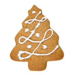 Gingerbread Christmas tree cookie