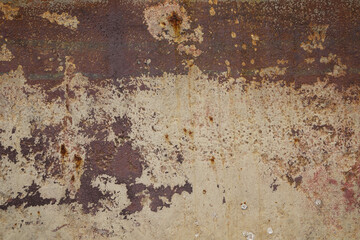 Texture of a rusty background