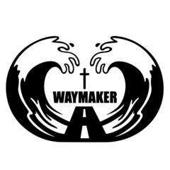 waymaker logo inspirational positive quotes,motivational,typography,lettering design