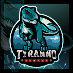 Tyrannosaurus Rex mascot. esport logo design