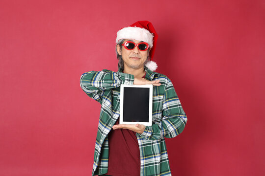 Man in Christmas Season