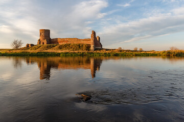 Naklejka na ściany i meble Medieval royal castle in City of Kolo - Poland