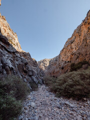 Zakros Gorge, Wadi