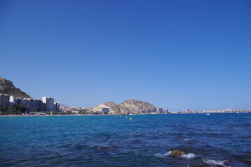 view of the coast of the region sea (Alicante)