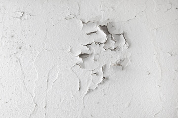 cracks on white wall, texture background