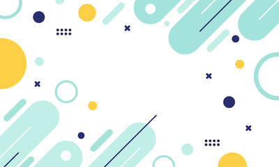 Flat geometric background