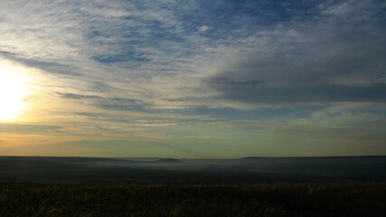 Sunrise in the valley