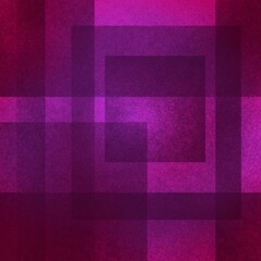Pink purple magenta background with blur, gradient and grunge texture. Geometric pattern of rectangles, squares and straight stripes. Checkered texture for graphic design. 