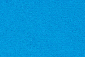 Naklejka na ściany i meble The macro photo of blue felt texture