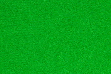 Fototapeta na wymiar Vivid green wool felt texture for background