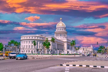 Tuinposter The Capitolio of Havana Cuba. Digital Enhancement © TOimages