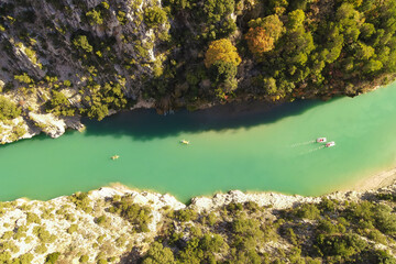 The Verdon Gorge (French: Gorges du Verdon) is a famous river canyon located in the Provence-Alpes-Côte d'Azur region of Southeastern France.