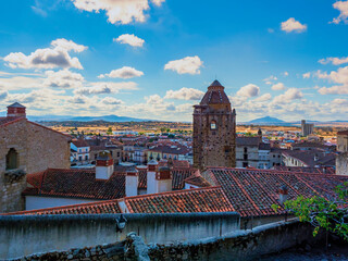 Vista panorámica de la ciudad de Trujillo, Cáceres