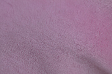 pink velour plush cloth textured
