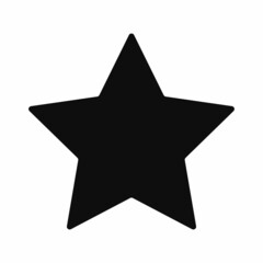 Star vector isolated icon