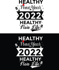 Naklejka premium Christmas And New Year Typography t shirt design.