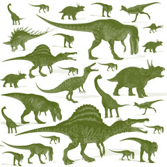 dinosaurs illustration, print for kids, dinosaur collection, textile, background