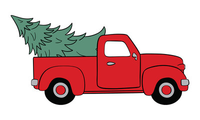 Red Truck Christmas Tree Red Truck Christmas