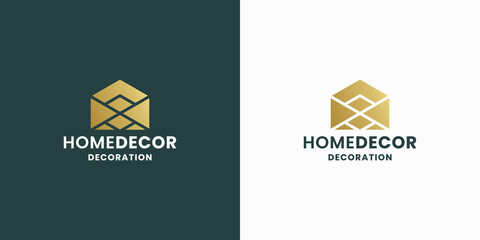 home decoration, home mail logo design template