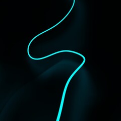 Abstract light and black dune landscape