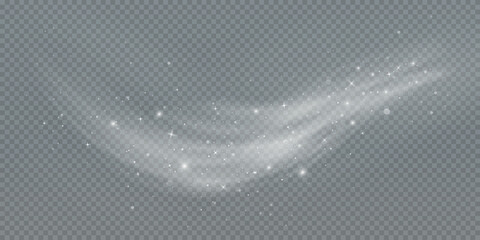 Cold winter wind texture.
Holiday vector blizzard. Christmas effect of a cold blizzard. Vector PNG.
