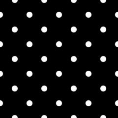 Seamless pattern. Circles ornament. Dots wallpaper. Polka dot motif. Geometric backdrop. Rounds background. Dotted illustration. Spots image. Digital paper, textile print, web design, abstract. Vector