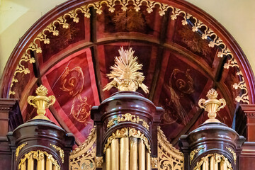 Colonial Pipe Organ in the Santiago de Cuba Cathedral 