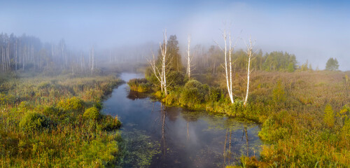 Fototapeta premium morning on the river