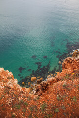 Fototapeta na wymiar Fantastic view of the Atlantic Ocean, Nazare, Portugal