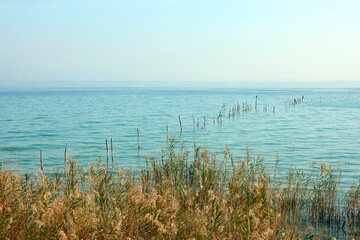 Autumn landscape at Garda Lake, Italy, Europe