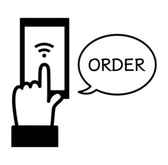 web　注文　アイコン　スマホ