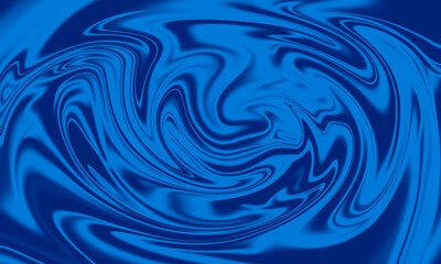 Fototapeta na wymiar Abstract blue liquid design. Swirls and curves. Fluid texture.