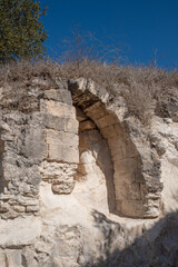 The Menorah Caves Compound at Bet She'arim in Kiryat Tivon, Israel