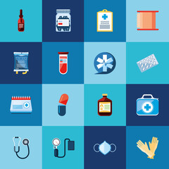 medical and healthcare icons
