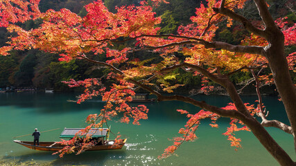 秋の嵐山