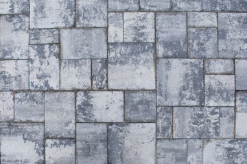 Grey and white pavement stone background