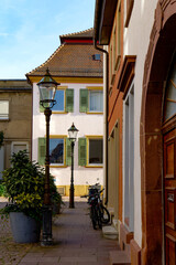 Fototapeta na wymiar Ettlingen Altstadtszene